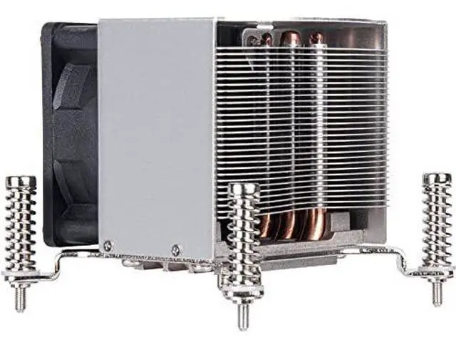 Alt view image 4 of 8 - Silverstone Argon CPU Cooler, Copper heat pipes with aluminum fins, 6mm heat-pipe x 3, 60mm dual ball bearing PWM fan, spring screw for Intel LGA1700