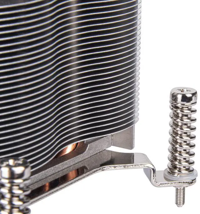 Alt view image 8 of 8 - Silverstone Argon CPU Cooler, Copper heat pipes with aluminum fins, 6mm heat-pipe x 3, 60mm dual ball bearing PWM fan, spring screw for Intel LGA1700