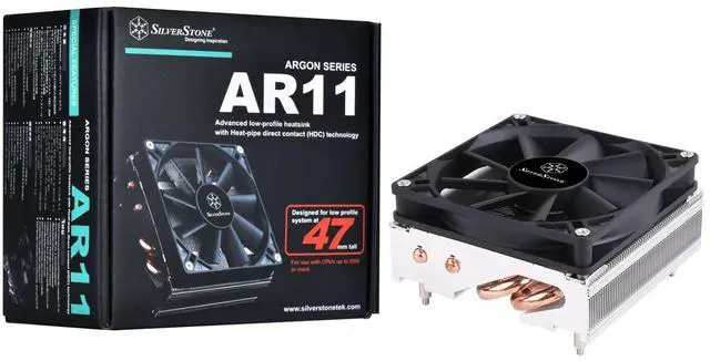 Alt view image 13 of 19 - Silverstone Argon Series (AR11-USA) Intel Socket LGA1150/1151/1155/1156 Compatible