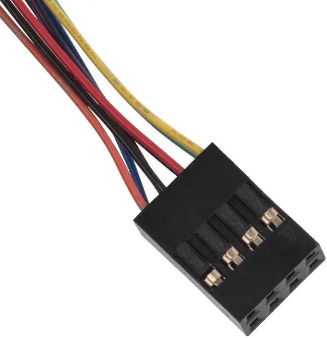 Alt view image 5 of 8 - 36 pin MiniSAS SFF-8087(Target) to SATA 7pin(HOST)+SIDEBAND cable 0.5M