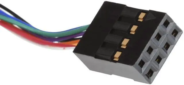 Alt view image 6 of 8 - 36 pin MiniSAS SFF-8643(Target) to SATA 7pin(HOST)+SIDEBAND cable 0.6M