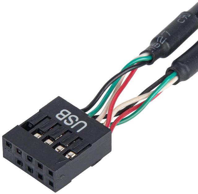 Alt view image 13 of 14 - Silverstone ECD01 Internal USB 2.0 to dual RS232 port adapter