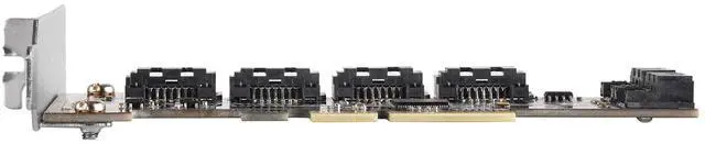 Alt view image 13 of 14 - silverstone technology ecs06 6 port sata gen3 (6gbps) non-raid pci express gen3 x2 card