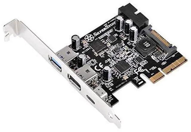 Alt view image 11 of 16 - 5 ports USB 3.1+3.0 combo PCIe Gen2 x 2 card, 1 port USB 3.1 Gen2 10Gbps Type C and 2 ports USB 3.0 Type A + 2 ports internal 19pin USB 3.0