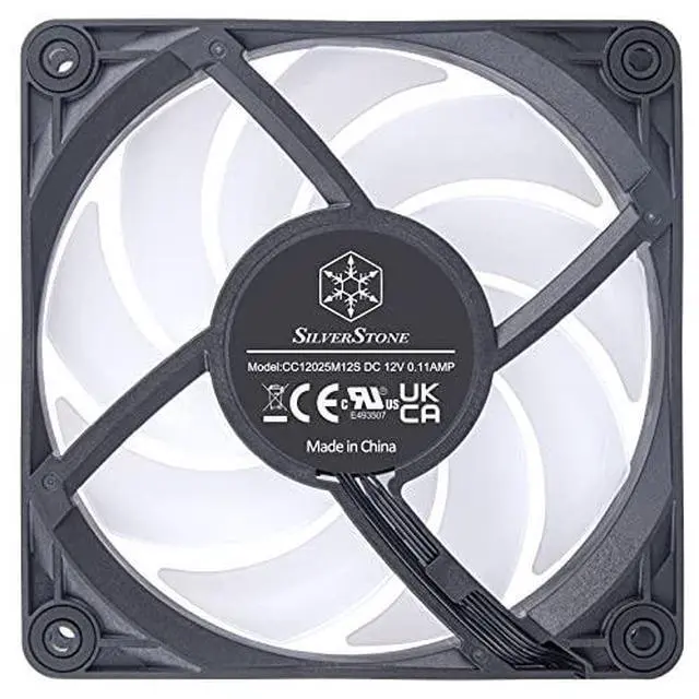 Alt view image 8 of 13 - Silverstone Performance enhanced 120mm PWM ARGB fan