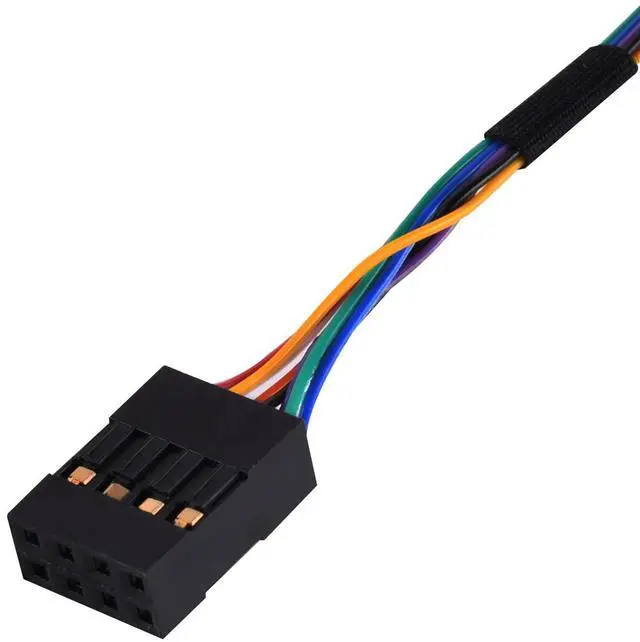 Alt view image 6 of 8 - 12Gb MiniSAS HD SFF-8643 to SATA 7pin+SIDEBAND cable 0.5M