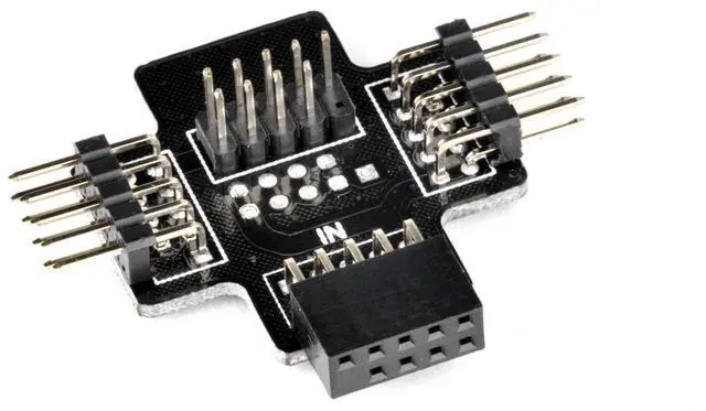 Alt view image 5 of 7 - 2.4G wireless remote computer power/reset switch, USB 2.0 9-Pin interface