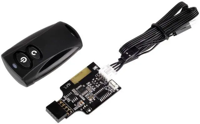 Alt view image 6 of 7 - 2.4G wireless remote computer power/reset switch, USB 2.0 9-Pin interface