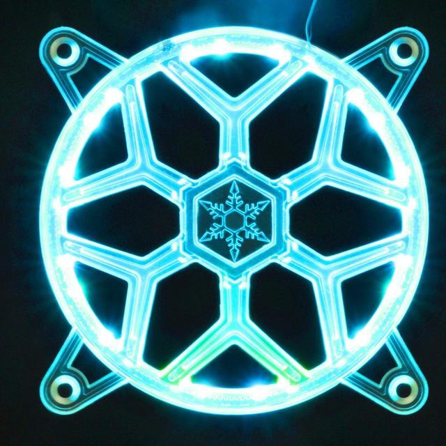 Alt view image 12 of 13 - SilverStone Technology 120mm RGB LED Fan Guard/Grill for ASUS AURA SYNC/MSI Mystic Light Sync/ASROCK AURA RGB/BIOSTAR RACING and Others FG121