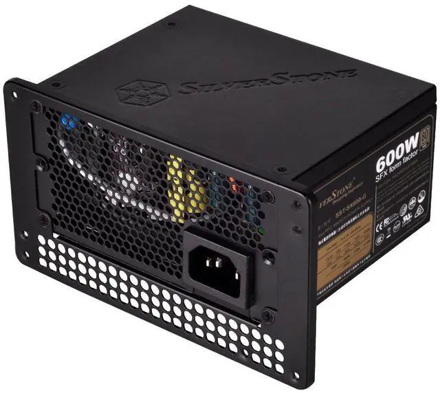 Alt view image 16 of 16 - silverstone technology sfx to atx power supply adapter in black pp08busa