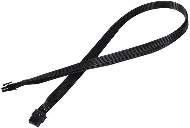 Alt view image 3 of 9 - EPS to PCIE 8pin 750mm Convertion Modular Cable, Black