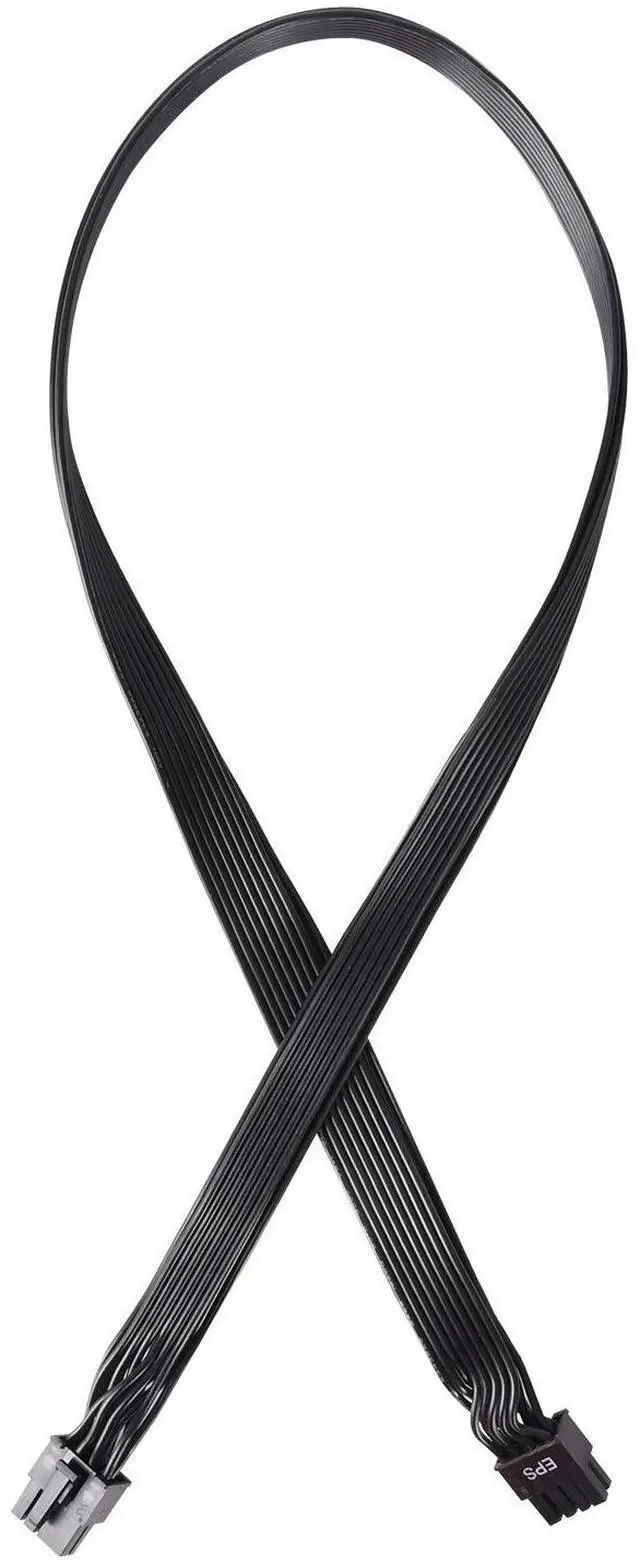Alt view image 4 of 9 - EPS to PCIE 8pin 750mm Convertion Modular Cable, Black