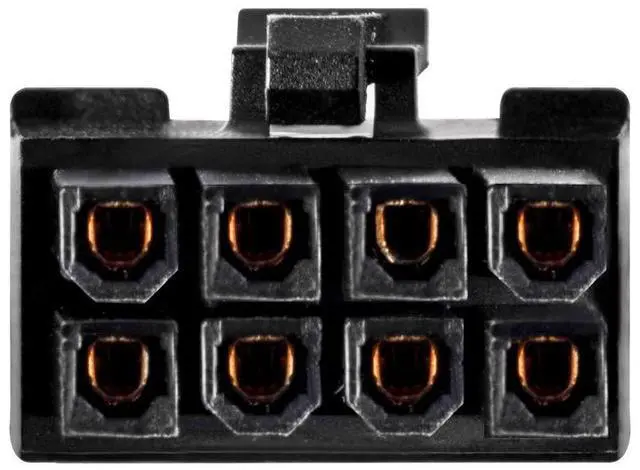 Alt view image 8 of 9 - EPS to PCIE 8pin 750mm Convertion Modular Cable, Black