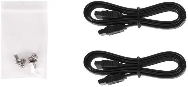 Alt view image 18 of 18 - 3.5" device bay to two M.2 SATA & one M.2 NVMe SSD adapter with 2x SATA cable includes