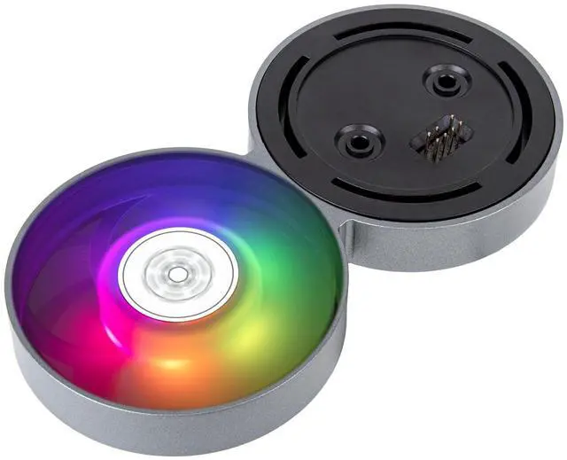 Alt view image 2 of 8 - SilverStone Technology IMF70 ARGB 70mm Upgrade Fan Kit for IceMyst Series All-in-One Liquid Cooler