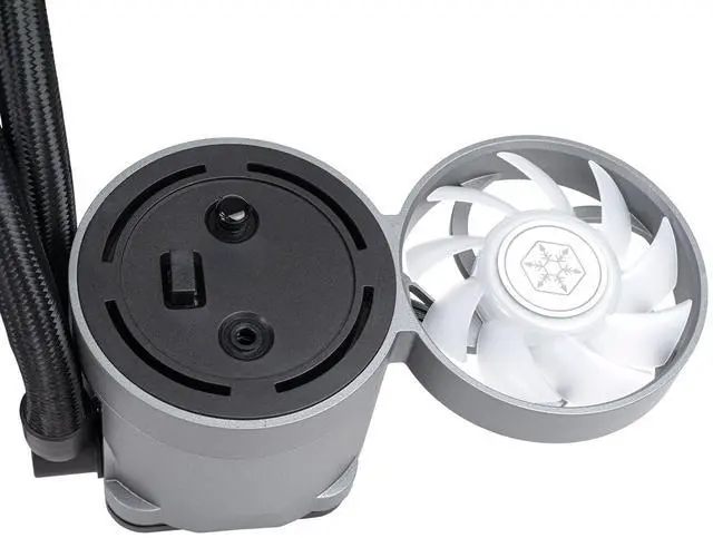 Alt view image 8 of 8 - SilverStone Technology IMF70 ARGB 70mm Upgrade Fan Kit for IceMyst Series All-in-One Liquid Cooler