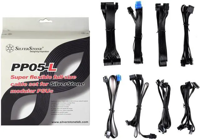 Alt view image 5 of 11 - full size cable set for SilverStone modular PSU