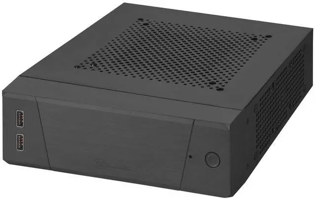 Alt view image 2 of 8 - Black Mini-ITX  2x top cover  2 x front bezel  1x slim 9.5mm ODD  1x 3.5 or 2 x 2.5