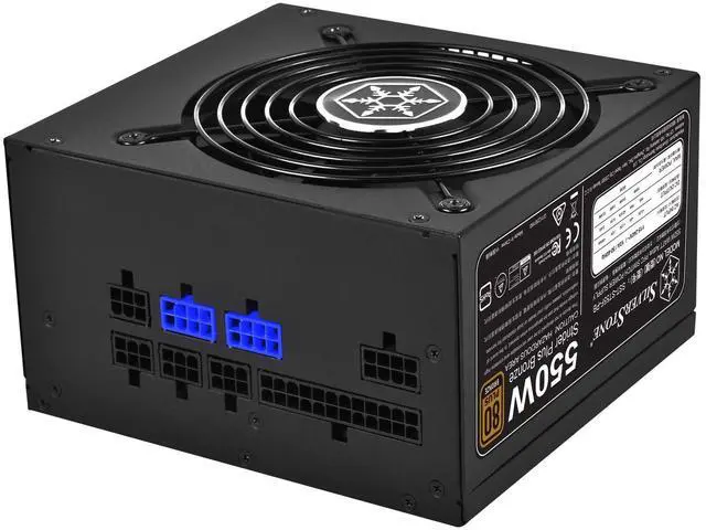 Alt view image 11 of 15 - 550W, ATX, single +12V rails with 42.5A output, Silent 120mmFan with 18dBA, efficiency 80Plus Bronze certification, fully modular cable, 140mm depth, 2x8/6pin PCI-E.