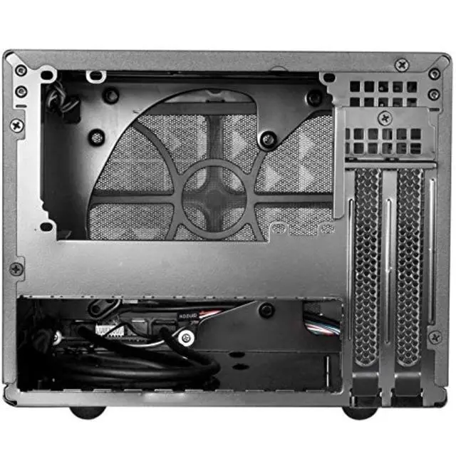 Alt view image 5 of 8 - silverstone technology sg13, type-c port, ultra compact mini-itx computer case with mesh front panel, black, sst-sg13b-c