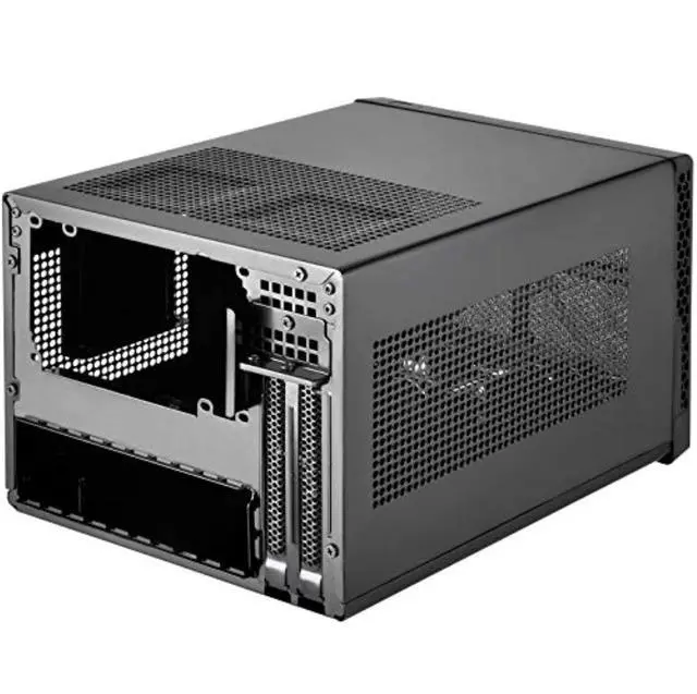Alt view image 7 of 8 - silverstone technology sg13, type-c port, ultra compact mini-itx computer case with mesh front panel, black, sst-sg13b-c