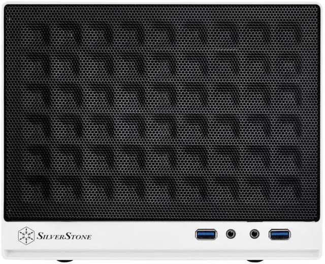 Alt view image 5 of 8 - silverstone technology ultra compact mini-itx computer case with mesh front panel white & black (sst-sg13wb-usa)