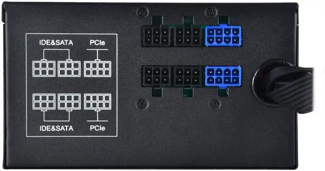 Alt view image 10 of 14 - silverstone technology 550 watt semi-modular 80 plus gold computer power supply psu et550-hg