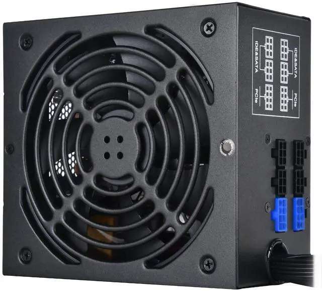 Alt view image 12 of 14 - silverstone technology 550 watt semi-modular 80 plus gold computer power supply psu et550-hg