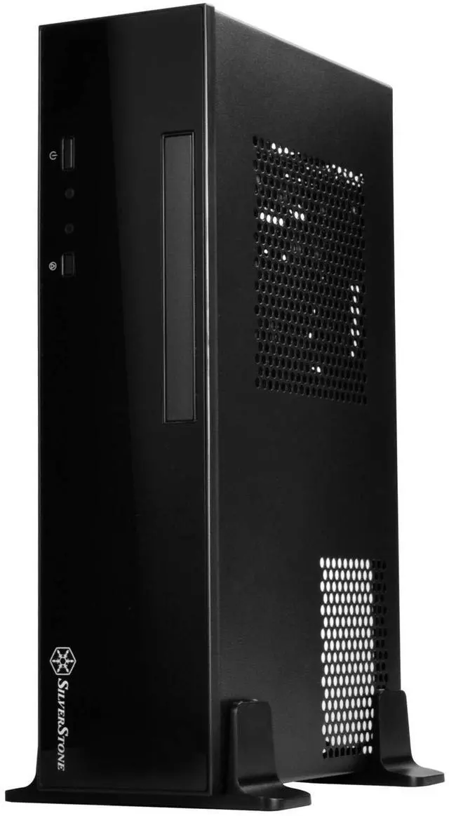 Alt view image 4 of 9 - silverstone technology ml09b small form factor mini-itx computer case with sfx support ml09b-x