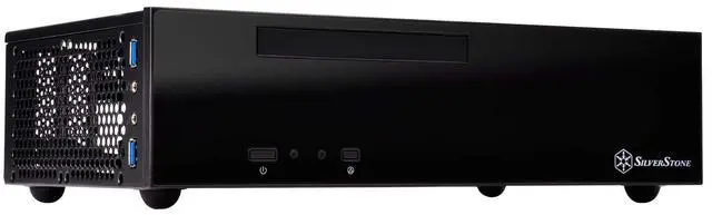 Alt view image 5 of 9 - silverstone technology ml09b small form factor mini-itx computer case with sfx support ml09b-x