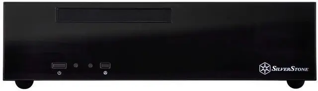 Alt view image 6 of 9 - silverstone technology ml09b small form factor mini-itx computer case with sfx support ml09b-x