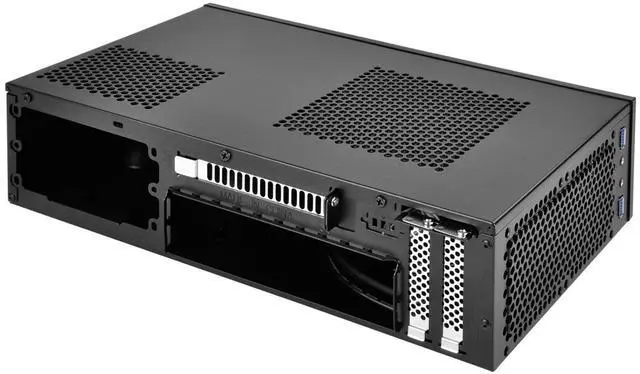 Alt view image 8 of 9 - silverstone technology ml09b small form factor mini-itx computer case with sfx support ml09b-x