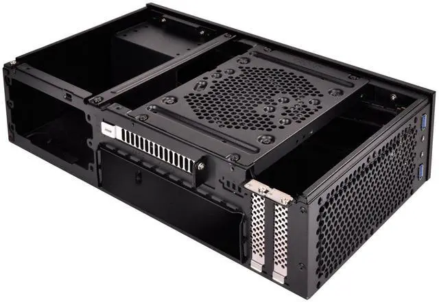Alt view image 9 of 9 - silverstone technology ml09b small form factor mini-itx computer case with sfx support ml09b-x