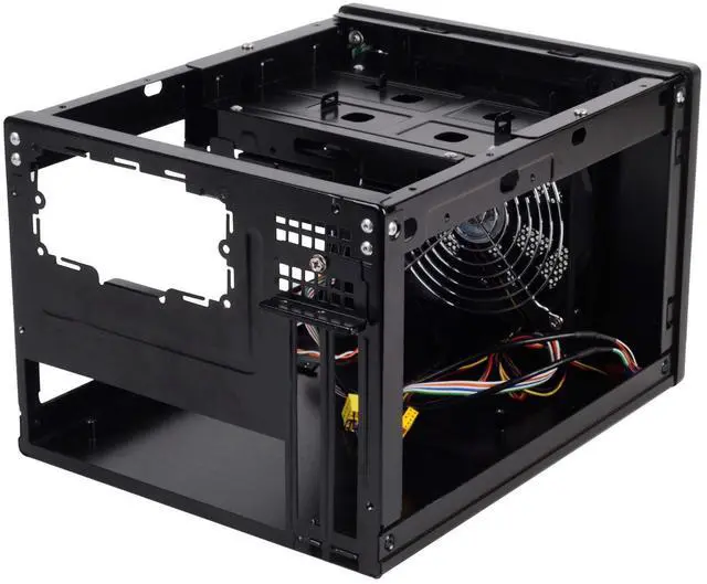 Alt view image 3 of 7 - silverstone technology sg05bb-lite mini-itx computer case super small form factor with sfx psu support sg05bb-lite-x