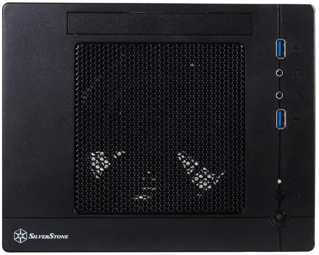 Alt view image 4 of 7 - silverstone technology sg05bb-lite mini-itx computer case super small form factor with sfx psu support sg05bb-lite-x