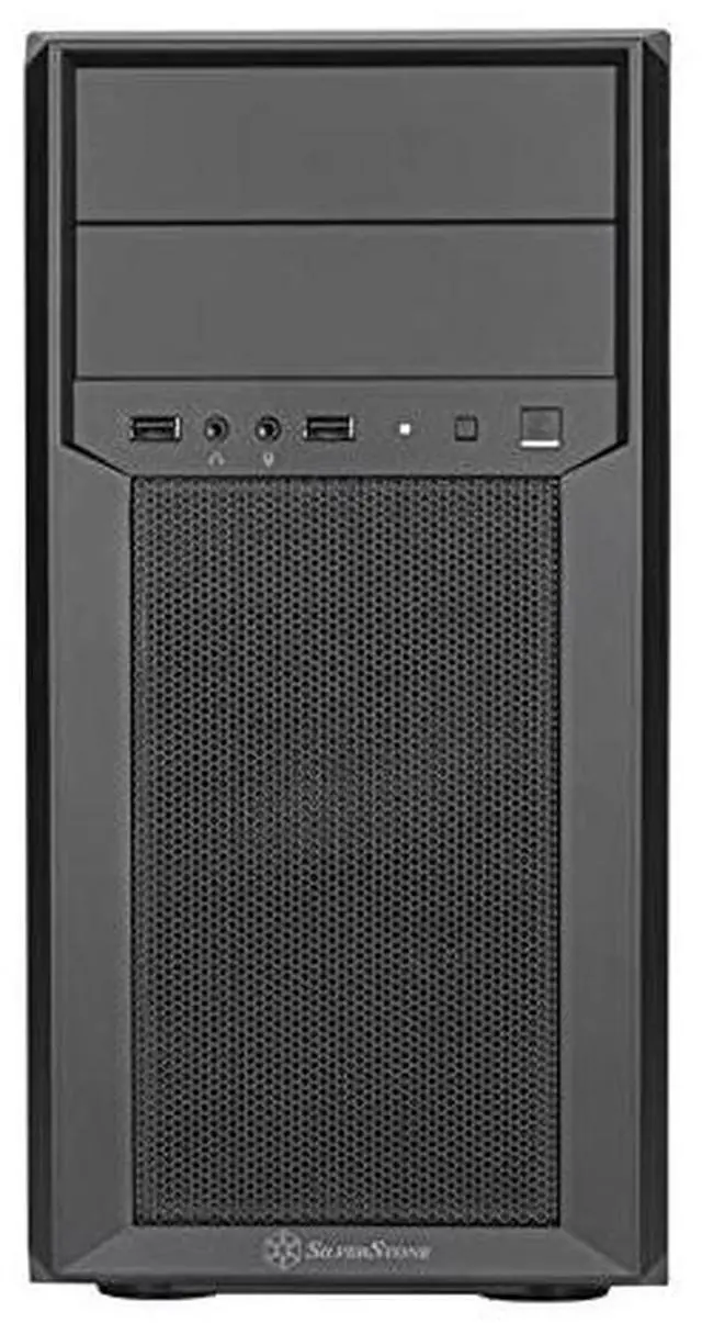 Alt view image 8 of 13 - Silverstone Compact Micro-ATX tower chassis with tremendous storage drive compatibility
