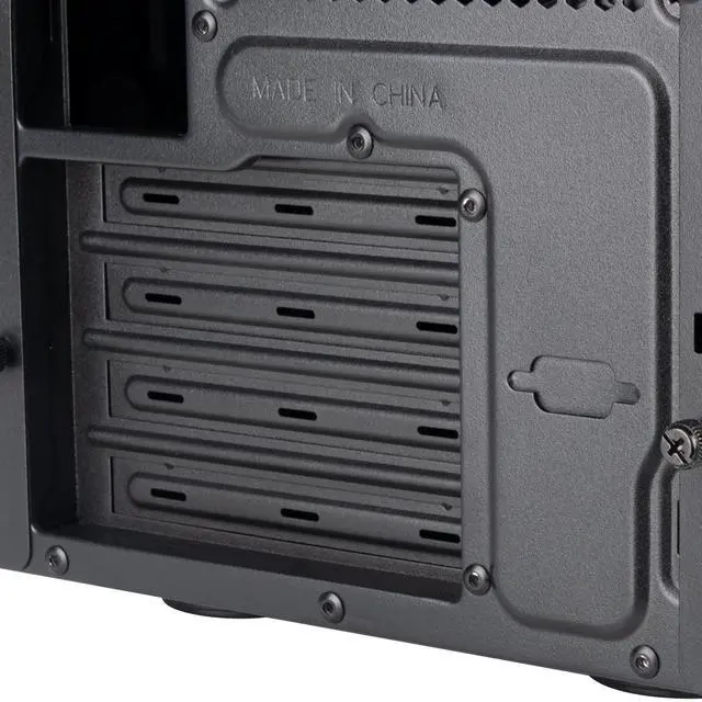 Alt view image 12 of 13 - Silverstone Compact Micro-ATX tower chassis with tremendous storage drive compatibility