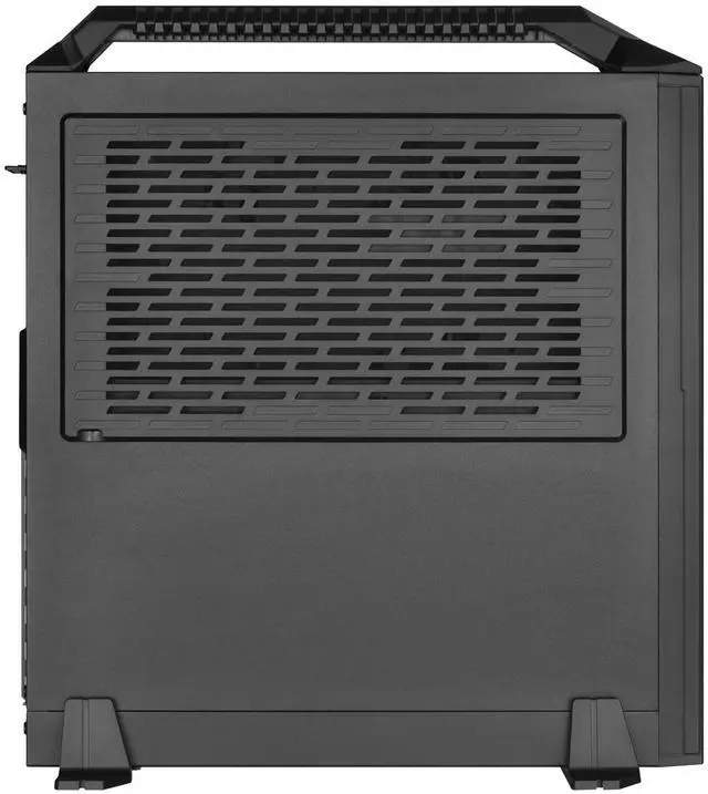 Alt view image 8 of 8 - silverstone ml08b-h mini-itx slim small form factor computer case with handle ml08b-h-x