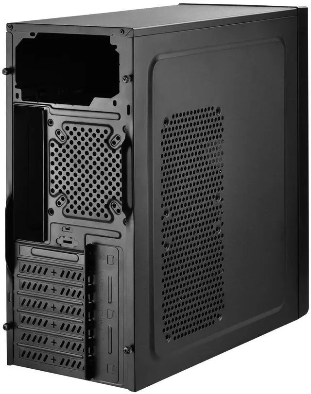 Alt view image 5 of 8 - silverstone technology ps13b atx tower computer case with 2 x 5.25 bays ps13b-x
