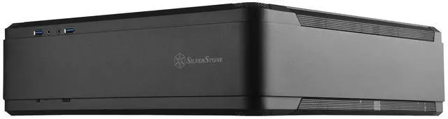 Alt view image 4 of 8 - silverstone ftz01b-e aluminum unibody mini-itx small form factor computer case with atx support in black ftz01b-e-x