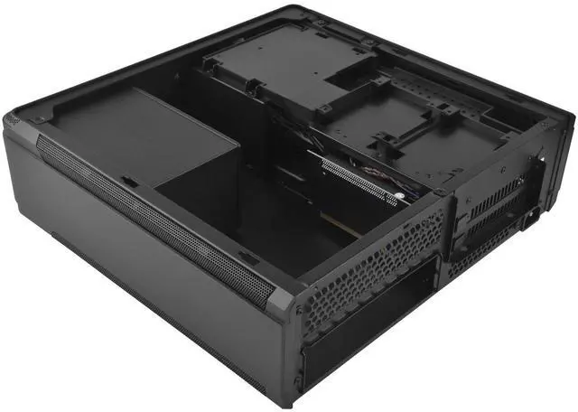 Alt view image 7 of 8 - silverstone ftz01b-e aluminum unibody mini-itx small form factor computer case with atx support in black ftz01b-e-x