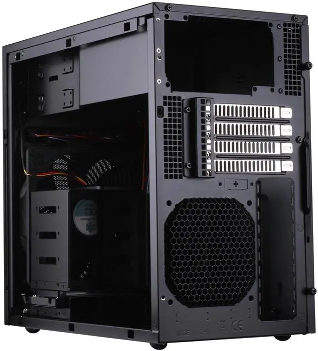 Alt view image 7 of 8 - silverstone tek micro-atx mini-dtx, mini-itx mid tower computer case with aluminum front panel and steel body tj08b-e-usa