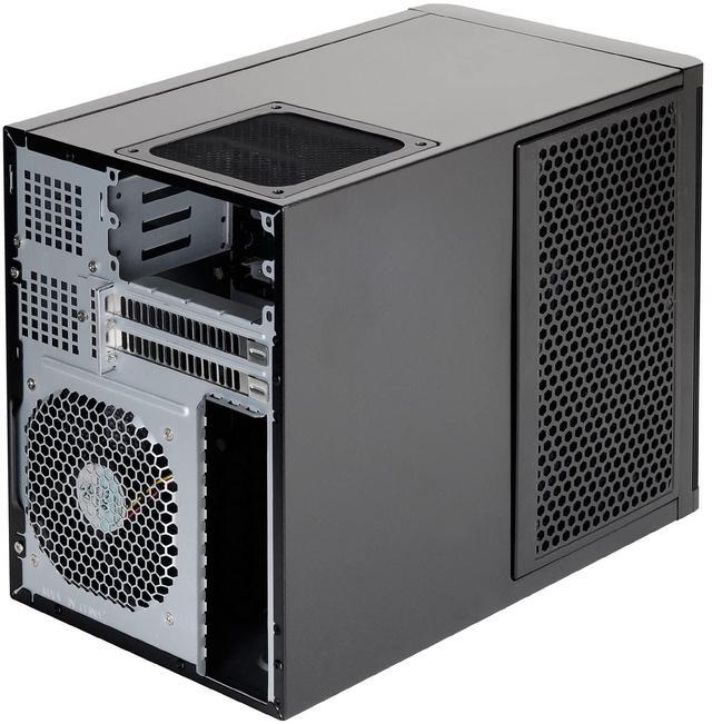 Alt view image 5 of 9 - silverstone technology ds380b premium mini-itx/dtx small form factor nas computer case, black newest version ds380b-x