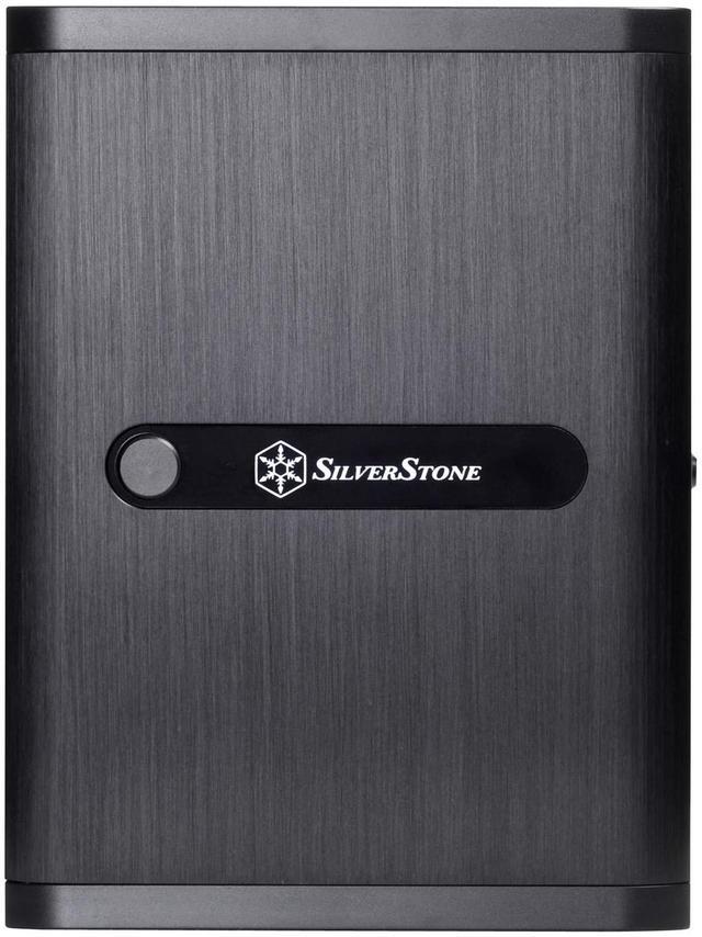Alt view image 6 of 9 - silverstone technology ds380b premium mini-itx/dtx small form factor nas computer case, black newest version ds380b-x