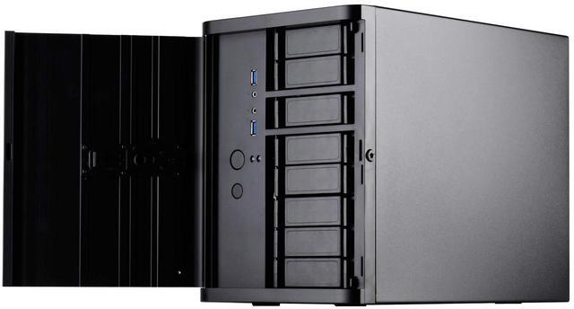 Alt view image 7 of 9 - silverstone technology ds380b premium mini-itx/dtx small form factor nas computer case, black newest version ds380b-x