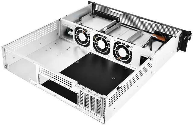 Alt view image 11 of 14 - SilverStone Technology RM21-304 2U Micro-ATX Rackmount Server Chassis with Four 3.5" hot-swap Bays, SST-RM21-304