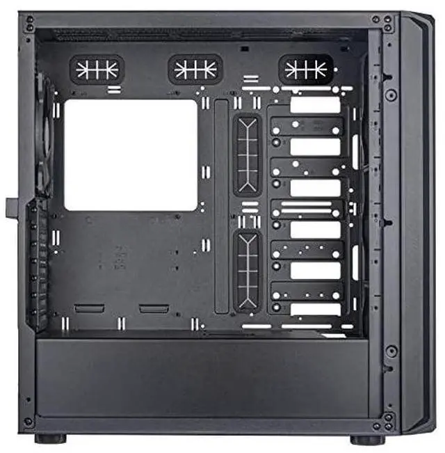 Alt view image 9 of 13 - SETA D1 Minimalistic mid-tower ATX chassis with immense storage capability & versatility