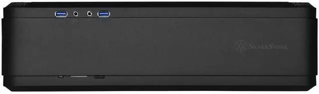 Alt view image 5 of 8 - silverstone ftz01b-e aluminum unibody mini-itx small form factor computer case with atx support in black ftz01b-e-x