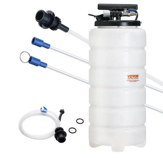 Alt view image 3 of 3 - VEVOR Fluid Extractor, 4 Gallons (15 Liters), Pneumatic/Manual Oil Changer Vacuum Fluid Extractor with Dipstick and Suction Hose, Oil Extractor Change Pump for Automotive Fluids Vacuum Evacuation