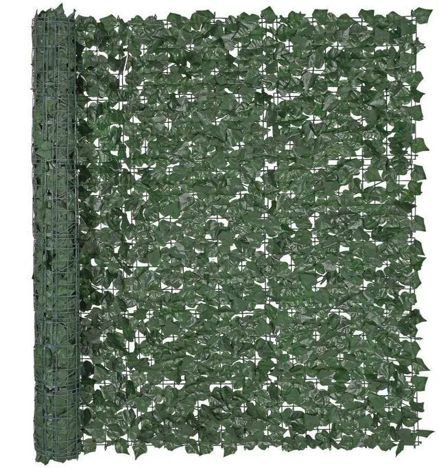 Main image of VEVOR Ivy Privacy Fence, 59 x 98 in Artificial Green Wall Screen, Greenery Ivy Fence with Strengthened Joint, Faux Hedges Vine Leaf Decoration for Outdoor Garden, Yard, Balcony, Patio Decor